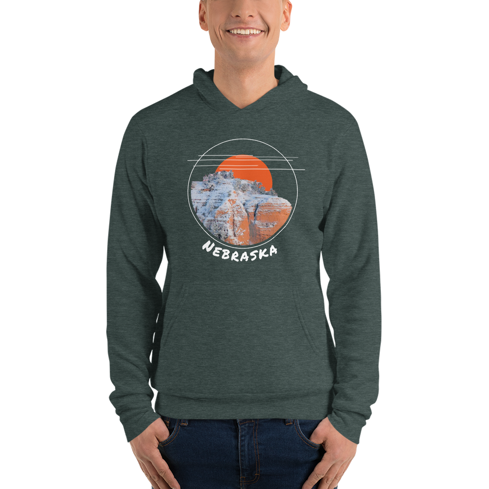 Nebraska Circle Unisex hoodie