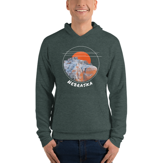 Nebraska Circle Unisex hoodie