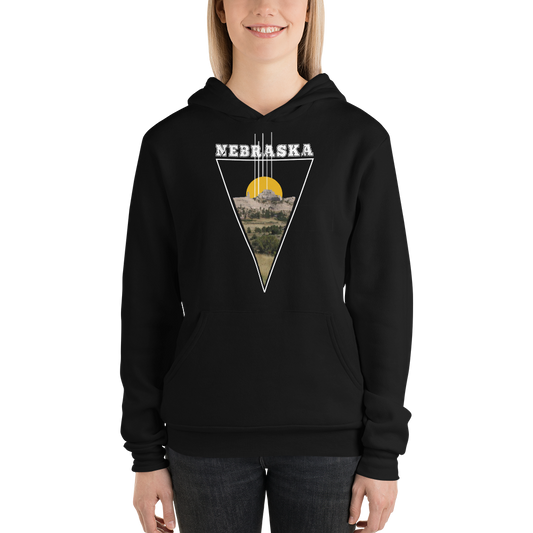 Nebraska Triangle Unisex hoodie