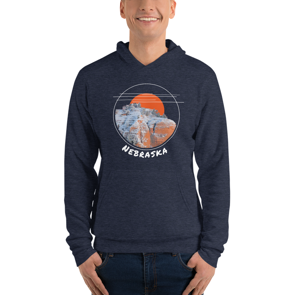 Nebraska Circle Unisex hoodie