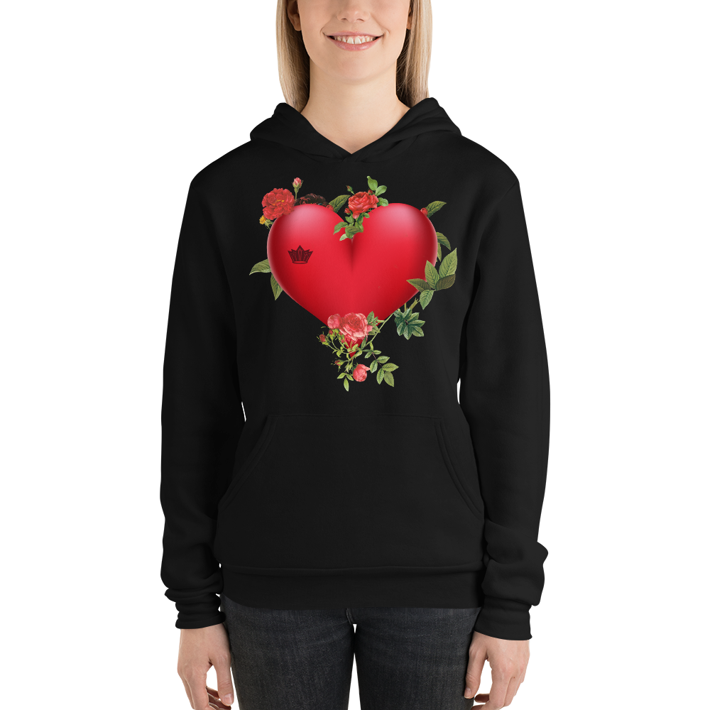 Floral Heart Unisex hoodie