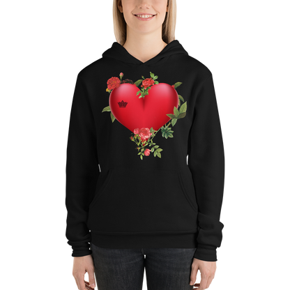 Floral Heart Unisex hoodie