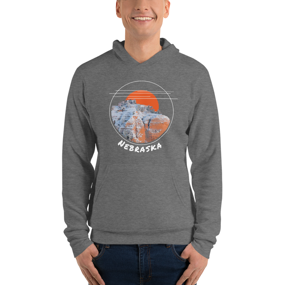 Nebraska Circle Unisex hoodie