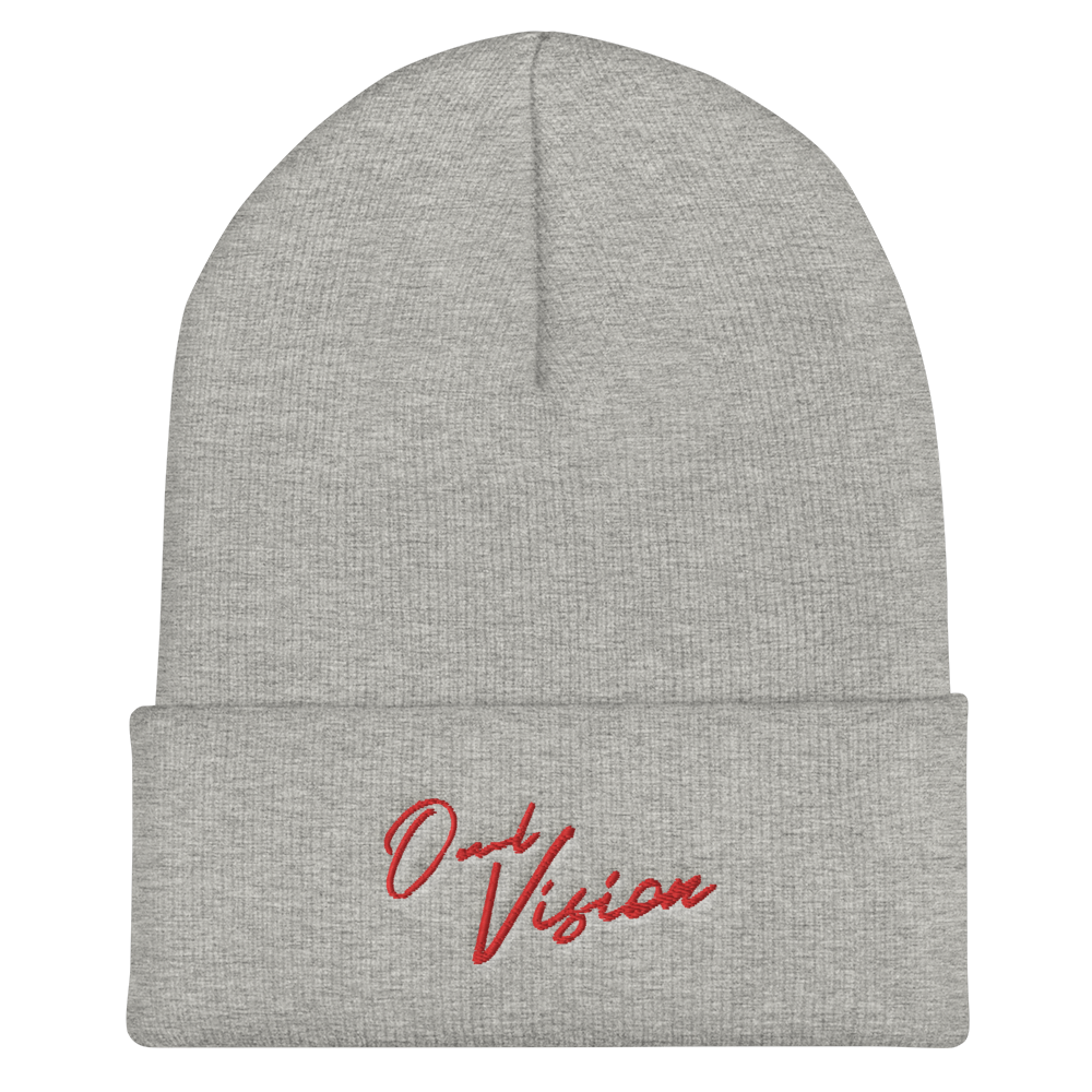 Cuffed Beanie Red