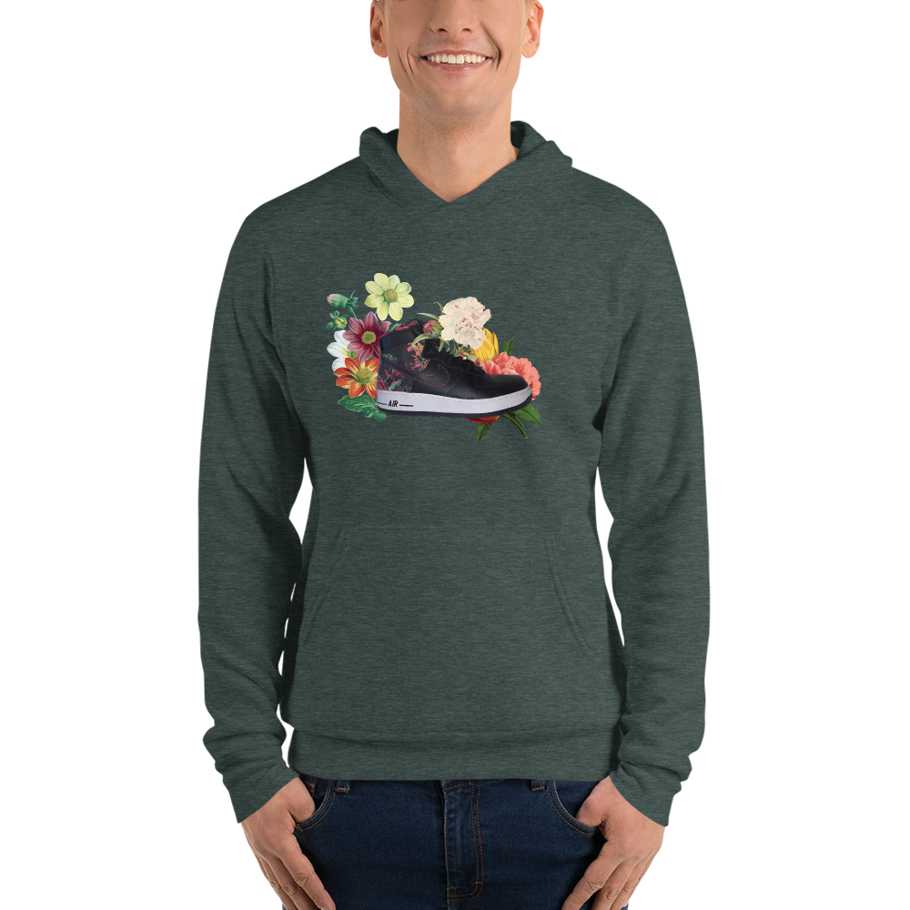 Floral Shoe Unisex hoodie