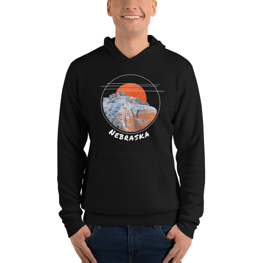 Nebraska Circle Unisex hoodie