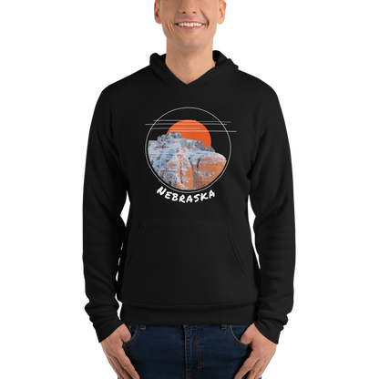 Nebraska Circle Unisex hoodie