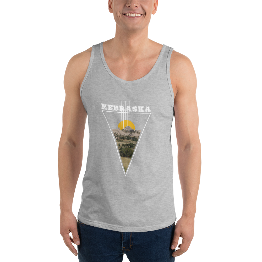 Nebraska Triangle Unisex Tank Top