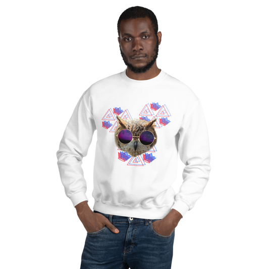 Trippy Owl Unisex Sweatshirt