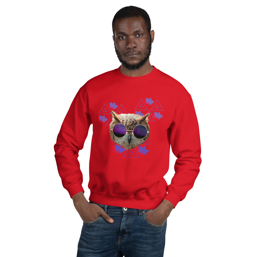 Trippy Owl Unisex Sweatshirt