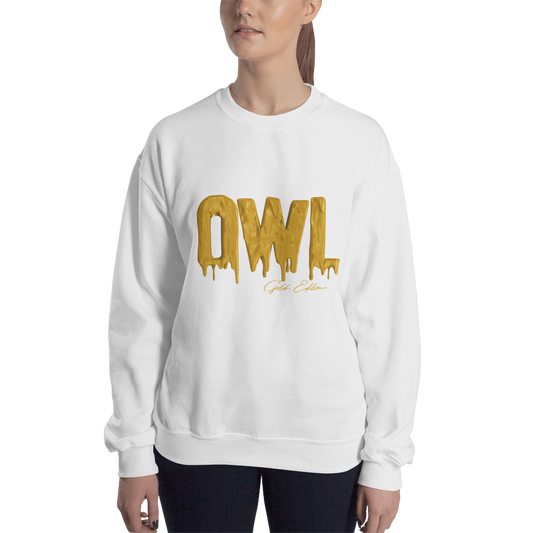 Unisex Sweatshirt Gold Drip