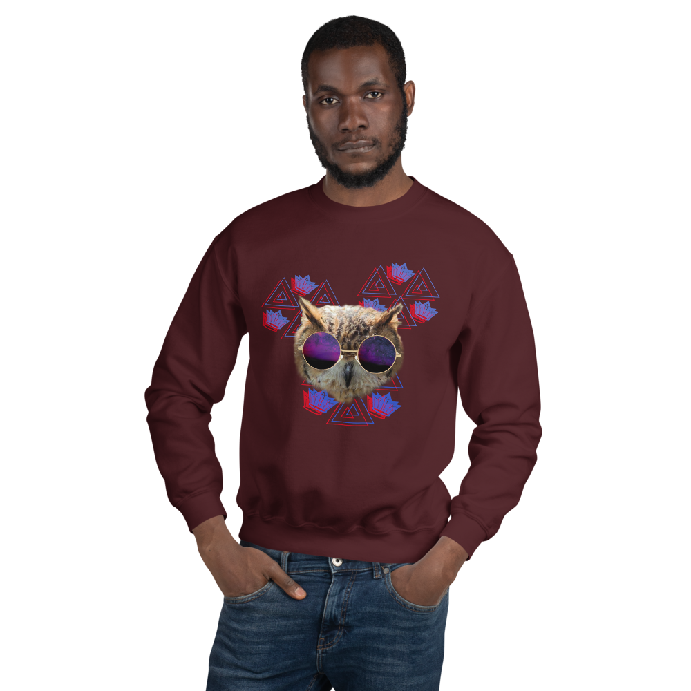 Trippy Owl Unisex Sweatshirt