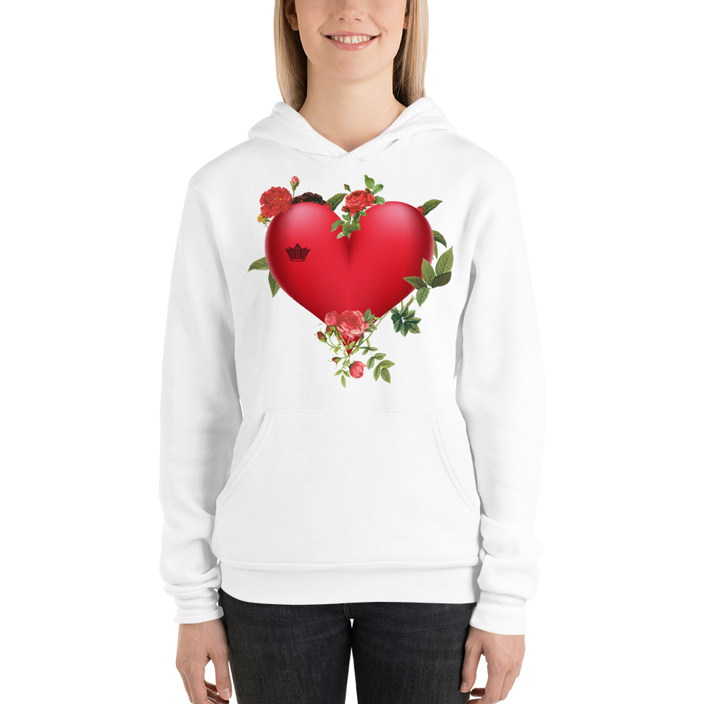 Floral Heart Unisex hoodie