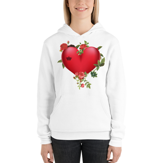 Floral Heart Unisex hoodie