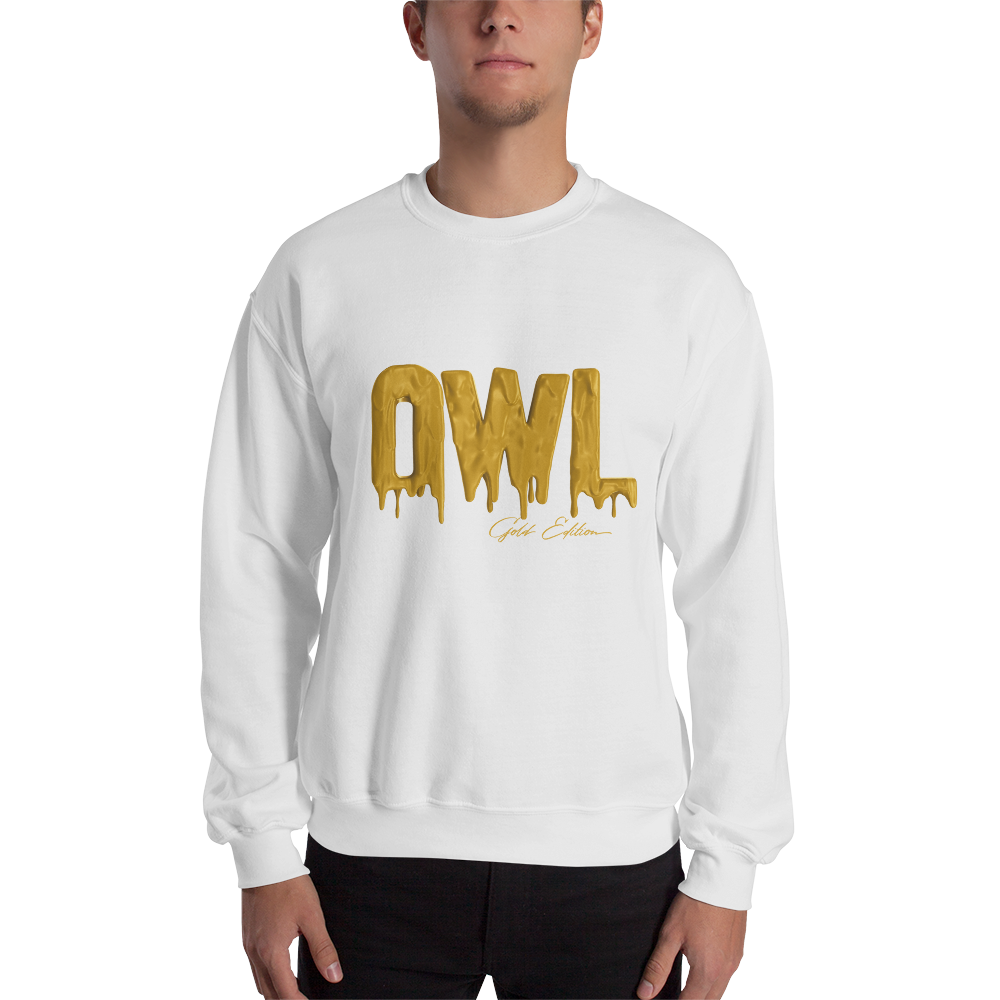 Unisex Sweatshirt Gold Drip