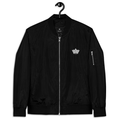 Crowned bomber jacket